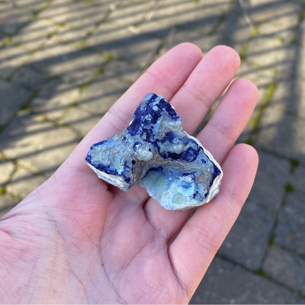 Blue Hemimorphite Crystal Specimen